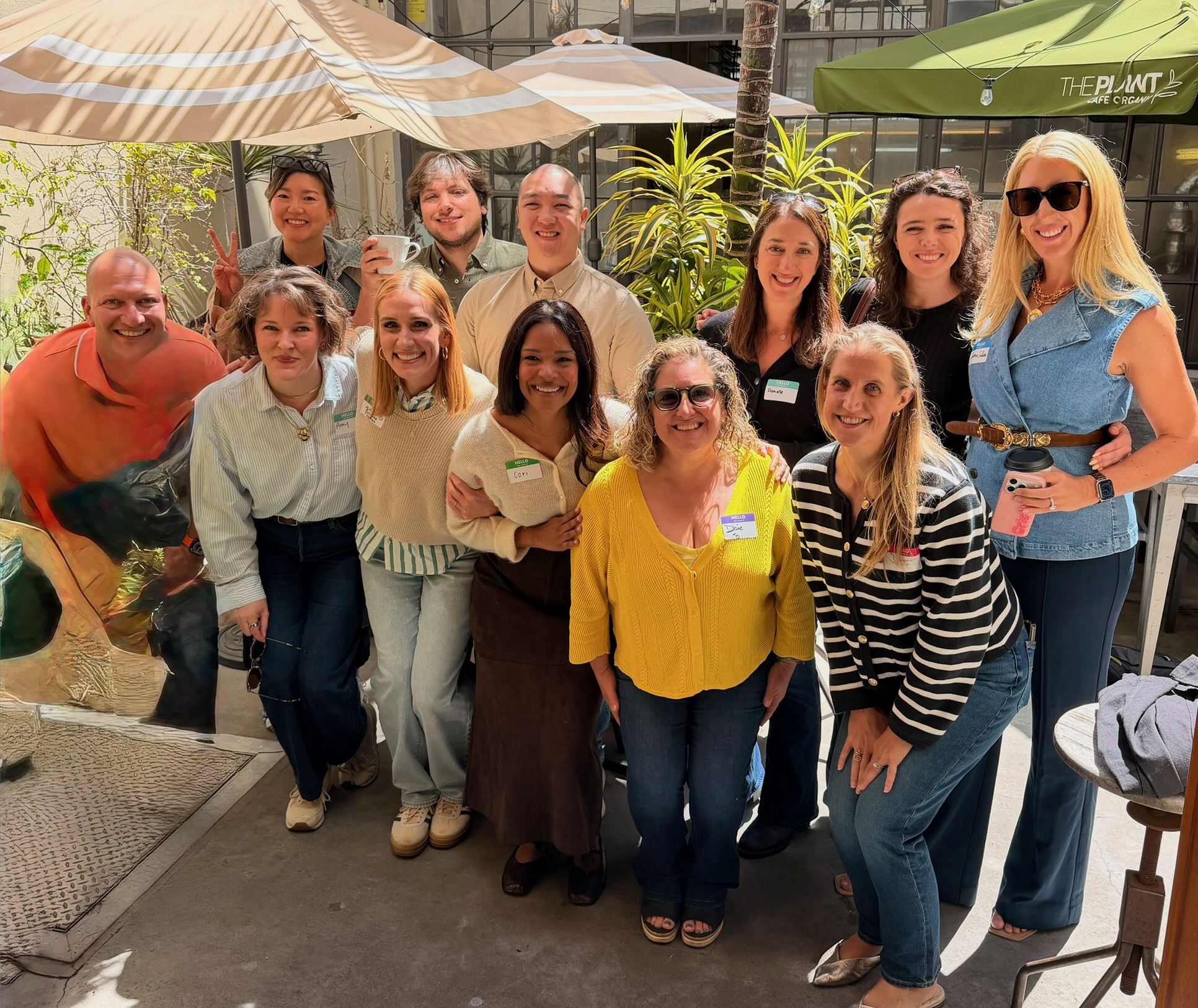 Off the Record members at a patio meetup in San Francisco