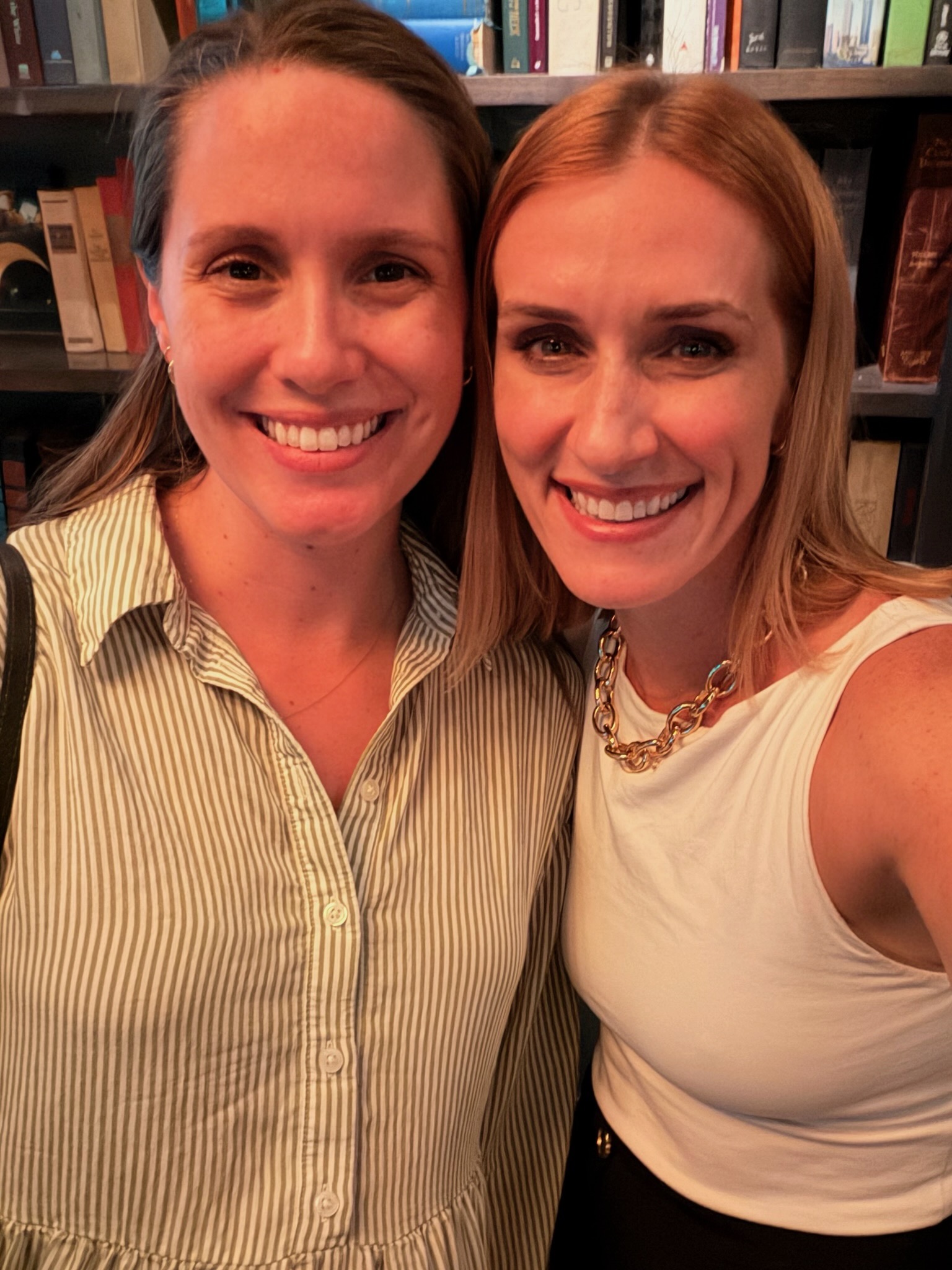 Two Off the Record members taking a selfie at a Los Angeles meetup
